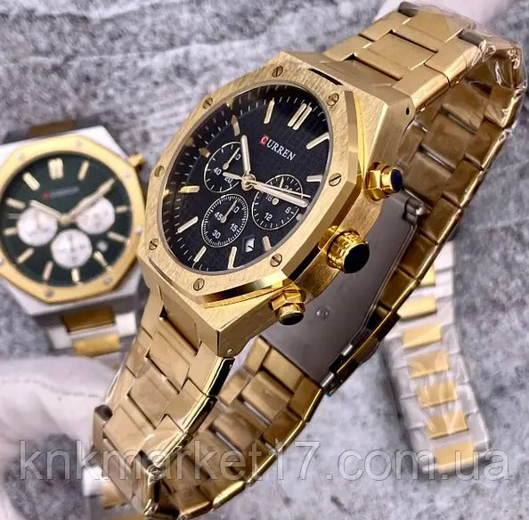 CURREN 2023 Watch Men's Quartz Luxury Luminous Wrist Watch With Stainless Steel Chronograph watch For Men 8440