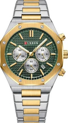 CURREN Original Brand Stainless Steel Band Wrist Watch For Men With Brand
