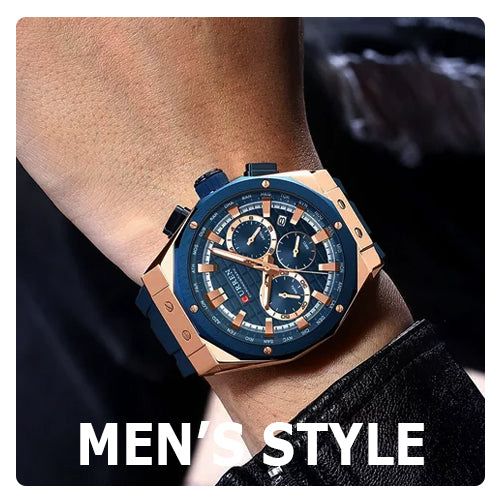 CURREN 8464 Model Original Brand Rubber Straps Wrist Watch For Men