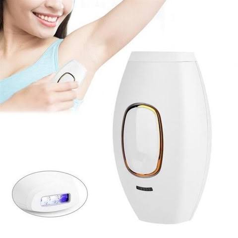 IPL Hair Removal Device, with 5 Energy Level,558,000 Flashes,3 Function, Laser Permanent Hair Remover Painless for Women and Men,Facial,Bikini,Body - White