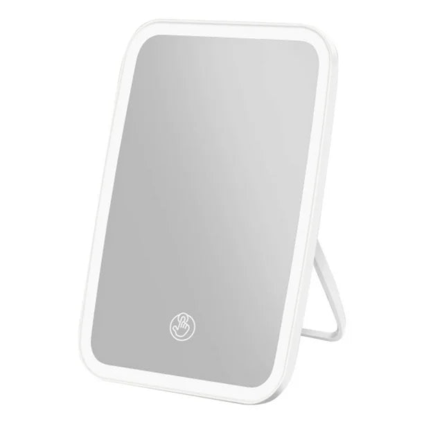 ZTTD Led Cosmetic With Lampstand Type Portable Desktop Small Vanity Mirror