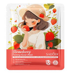 Natural Plant Facial Mask Moisturizing Oil Control Fruit Rose Aloe Avocado Sheet Face Mask Beauty Skin Care