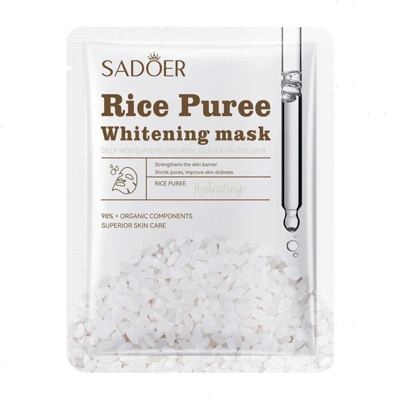 SADOER Rice Deep Moisturizing Hydrating Facial Mask 25g