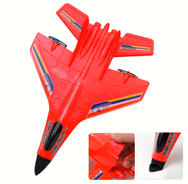 YJ650 320mm Wingspan 2.4G 2CH Built-in Gyro Auto Balance EPP RC Airplane Glider Jet RTF With LED Lights for Beginners