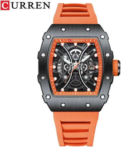 CURREN 8438 watch Luxury Quartz Wristwatches Men Waterproof Luminous Calendar Watches Men Wrist Clock